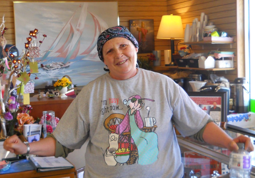 Our sweet Debbie happened upon our store one day after she moved to Idaho.  That same day, she asked if she could volunteer doing anything.  Of course!  Since then, she comes in twice a week to polish the store and help Sue in the Book Room.  We love her gentle, loving spirit and her servant's heart!