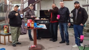 The guys in Nampa pulled together a BBQ Sunday after church! The first ever at this facility.